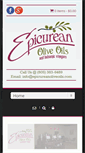 Mobile Screenshot of epicureanoliveoils.com